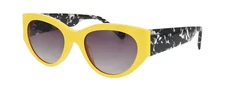 Inface FIERCE yellow medium shiny 2522 Sunglasses