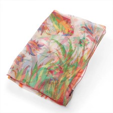 Hermès Muslin Stole Silk Red