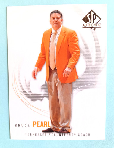 Bruce Pearl #93 2010 SP Authentic card