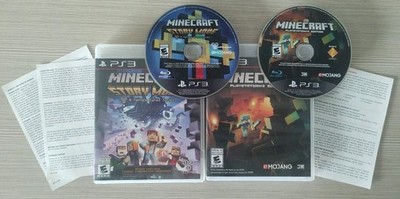 Lot Of 2 Sony PS3 Minecraft Video Games: PlayStation 3 Edition & Story Mode