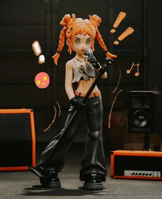 POP MART Peach Riot Rise Up Series Figure Gigi The Singer Opened Blind Box