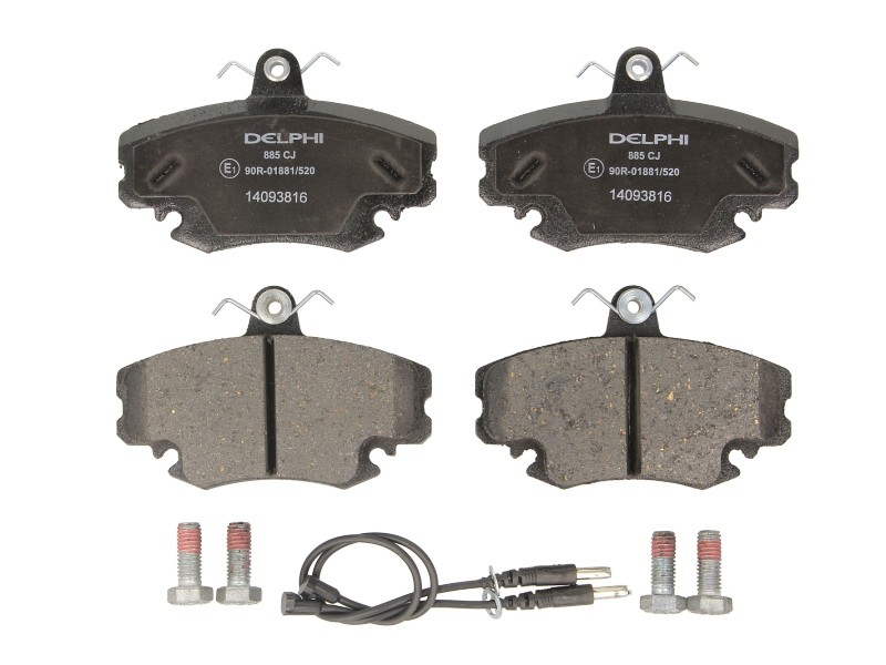 Für DELPHI LP0885 Brake Pad Set, disc brake LP0885 Brake pads set front , fits: - Bild 3