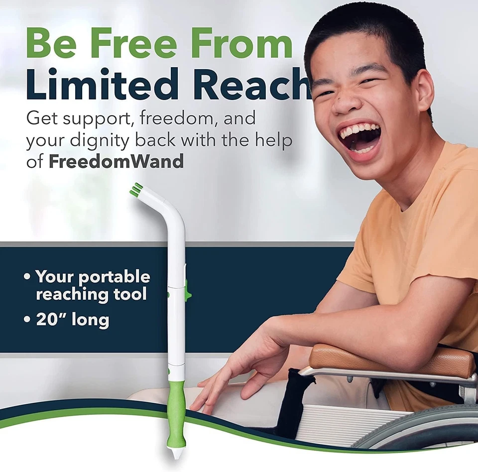 Kit maestro de ayuda para inodoro de 20 pulgadas - Ayudante de higiene multiusos para movilidad limitada Foto 4 de 4