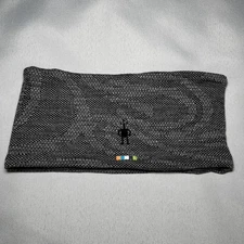 Smartwool Merino 250 Headband Gray Pattern One Size Logo 100% Merino Wool Run