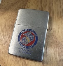Zippo lighter featuring the United States Marine Corps logo