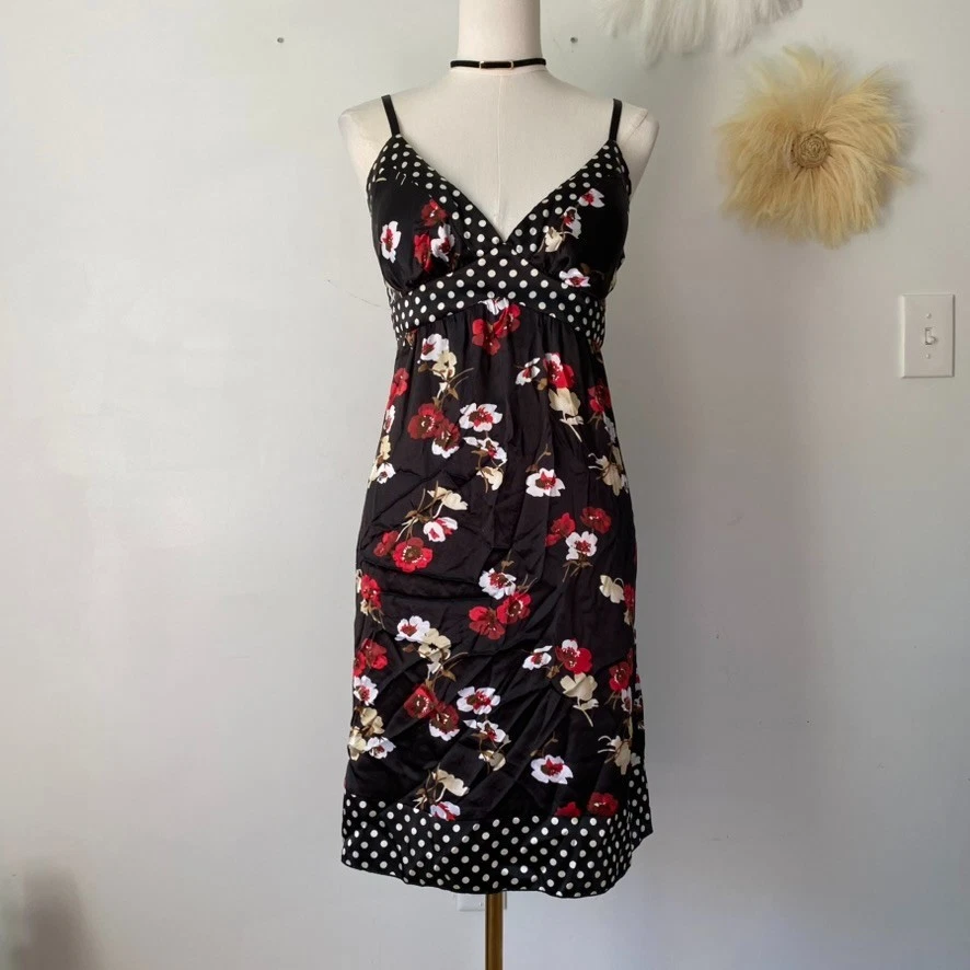 Heart Soul 女式缎面 Y2K 婴儿娃娃连衣裙 XL 码 Whimsigoth Fairy Grunge Goth — 第 2/4 张图片