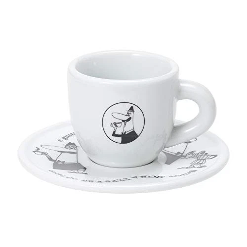 BIALETTI Untertassen Set Alfonso Little Man Weiß 4-teilig Y0TZ033
