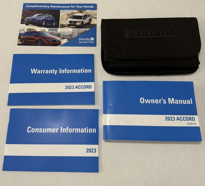 #ad #ad 2024 Honda Accord Hybrid Owners Manual Warranty Case OEM 24 $34.99