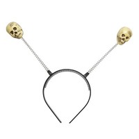 Halloween Totenkopf Haarreif FüR KostüMe Gruselpartys Und Cosplay