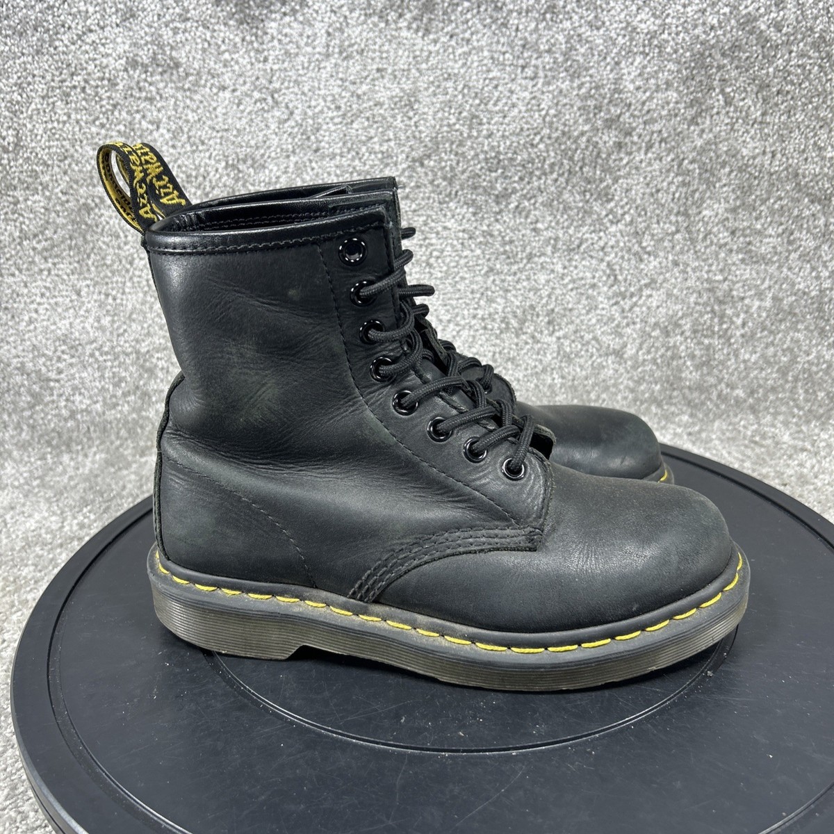 Dr. Martens Black Leather Low Boots Size 5 Dr Doc Martens 11821 Womens Size 5 Boots | Mercari main image 3