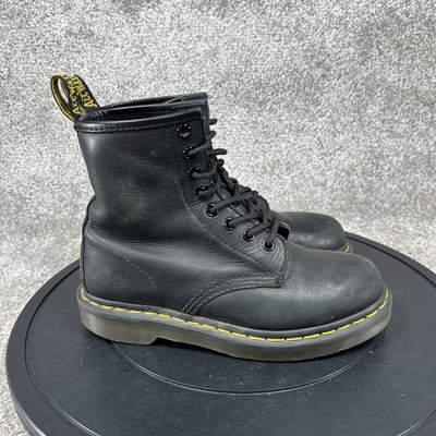 Dr Martens Boots Womens Size 5 Us 1460 Soft Toe Work Black 