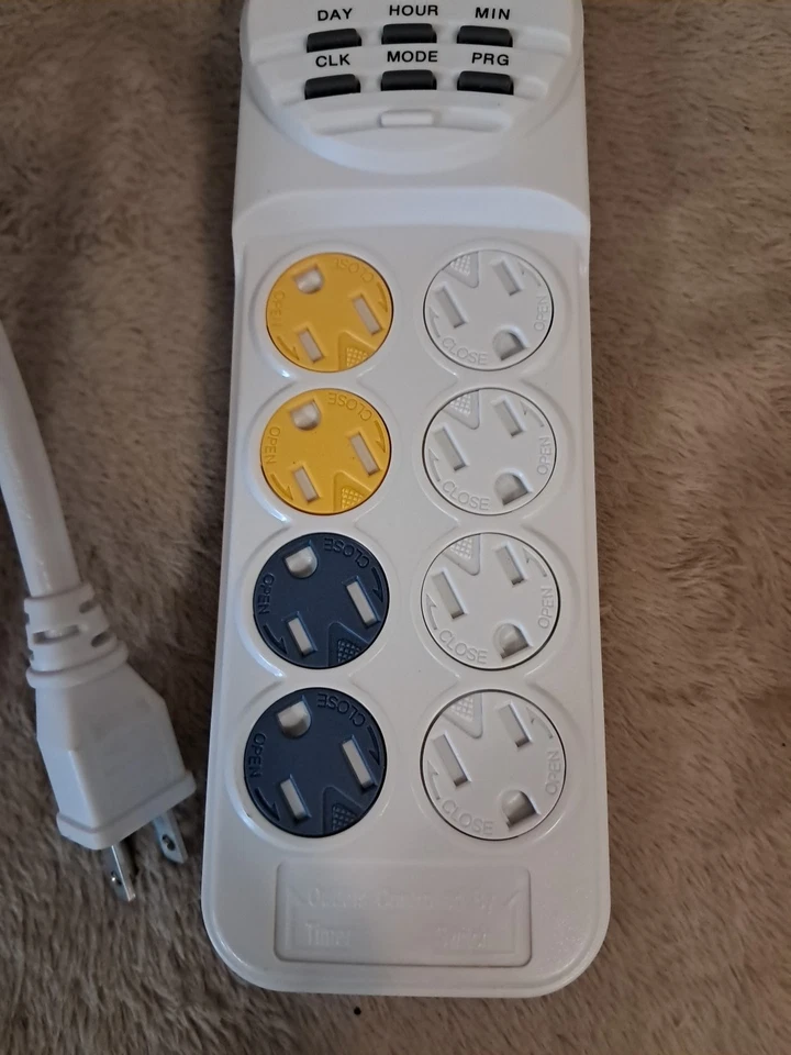 Coralife Acuario Pecera 8 Salidas 24/7 Digital Power Center Temporizador Foto 3 de 4