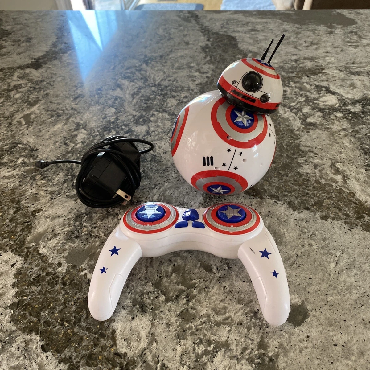 Star Wars BB 8 Captain America RC Robot Figure Toy Remote Control WORKS