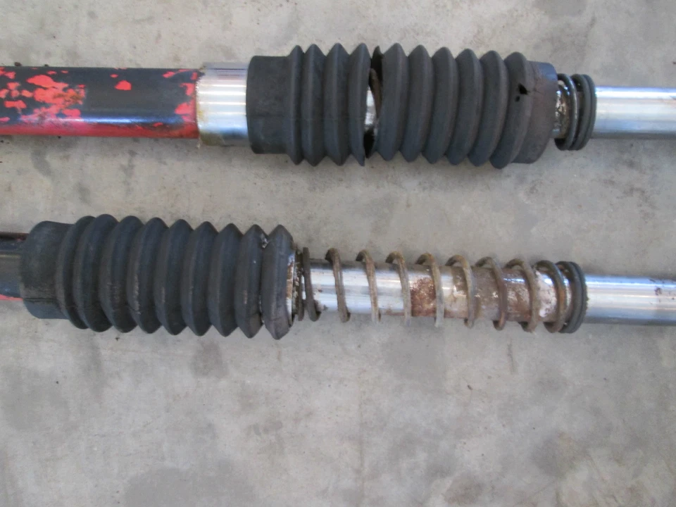 Kawasaki J1TR J1 J1T J1TRL 85 1967 horquilla delantera horquilla amortiguadores Foto 3 de 4