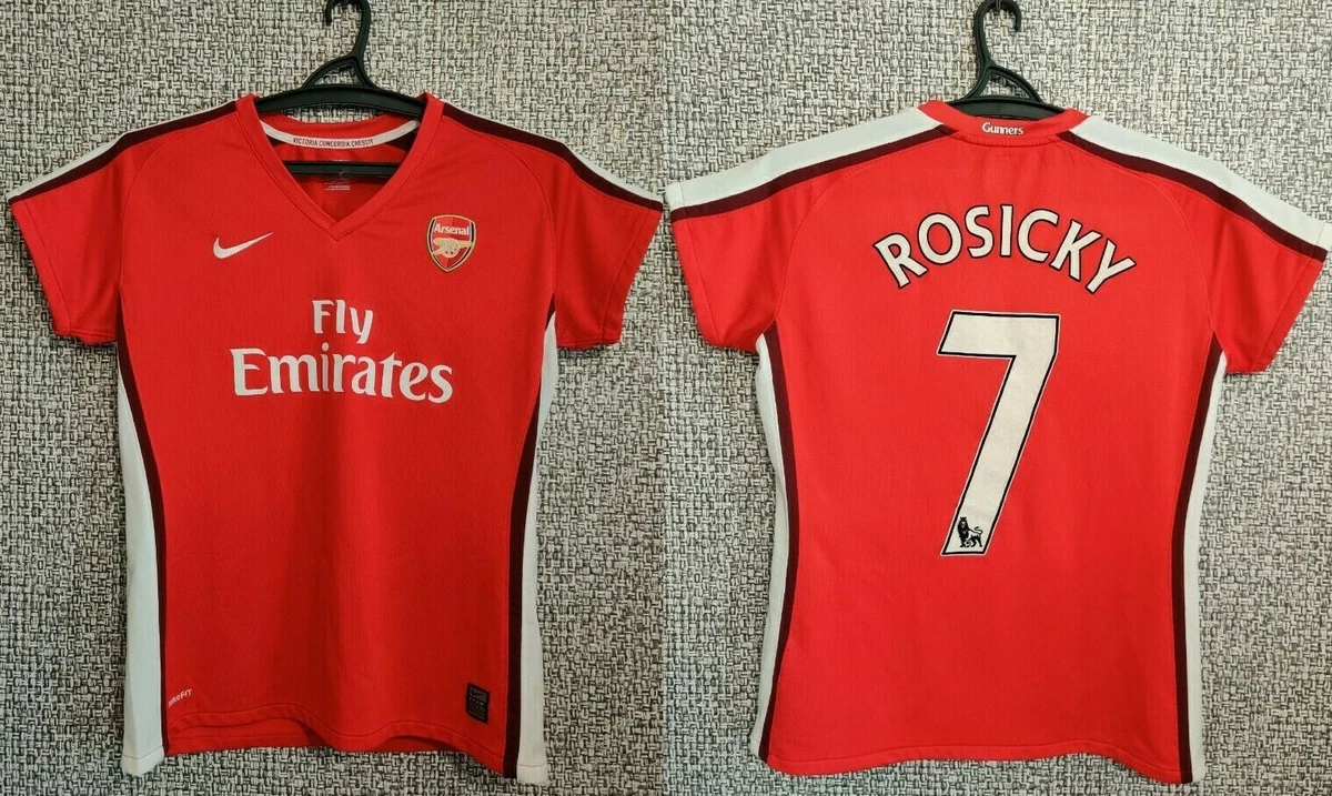 Arsenal 2008 2009 Home Rosicky Nike Football Shirt Soccer Jersey
