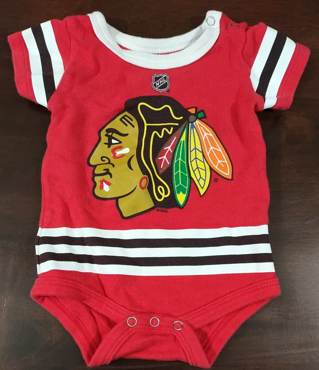 Chicago Blackhawks NHL Hockey One Piece Jersey Shirt Outfit Reebok