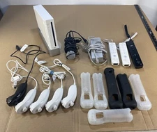 Nintendo Wii Console -  Bundle With Controllers And Accessories Stand