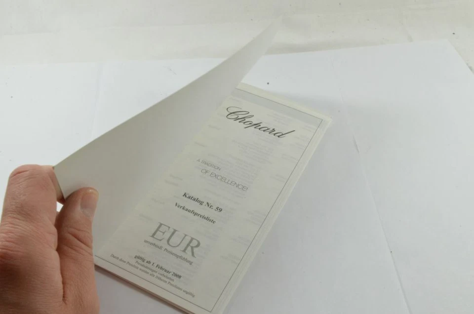 Chopard Catalog 2008 Catalogue With Price List 2 - Image 2 of 2