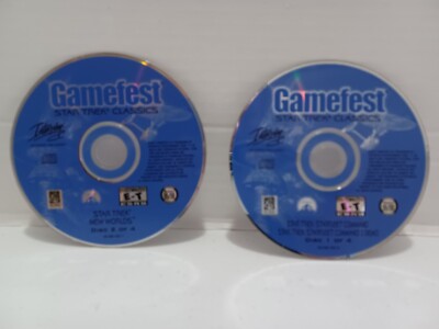 Gamefest Star Trek Classics PC 2001 Disc 1 &2 Star Trek New Worlds Interplay