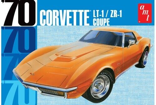1970 Chevrolet Corvette LT-1/ZR-1 Coupe Plastic Model 1/25 Scale AMT-1097