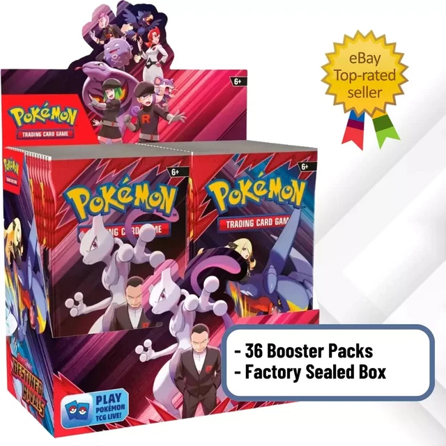 RIP & SHIP  Pokemon Scarlet & Violet Destined Rivals Booster Box Factory Sealed