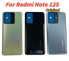 Original New For Xiaomi Redmi Note12S Back Cover Battery Door Housing Repair