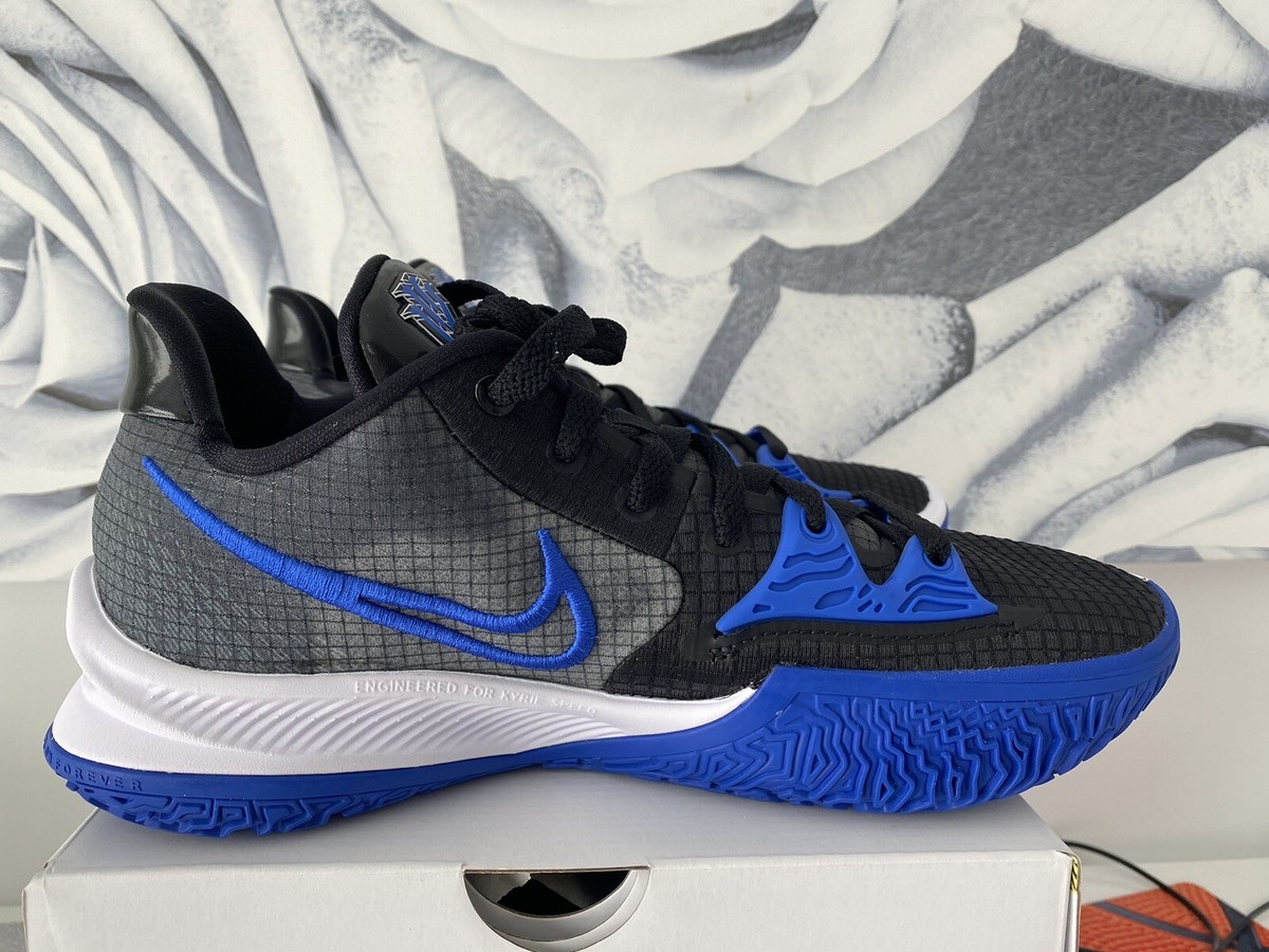 NEW Nike Kyrie Low 4 TB Black Game Royal Blue Irving DA7803-005