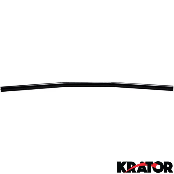 Manillar de barras de arrastre cero negras de 7/8" para motocicleta Honda Suzuki Yamaha Ducati Foto 2 de 4