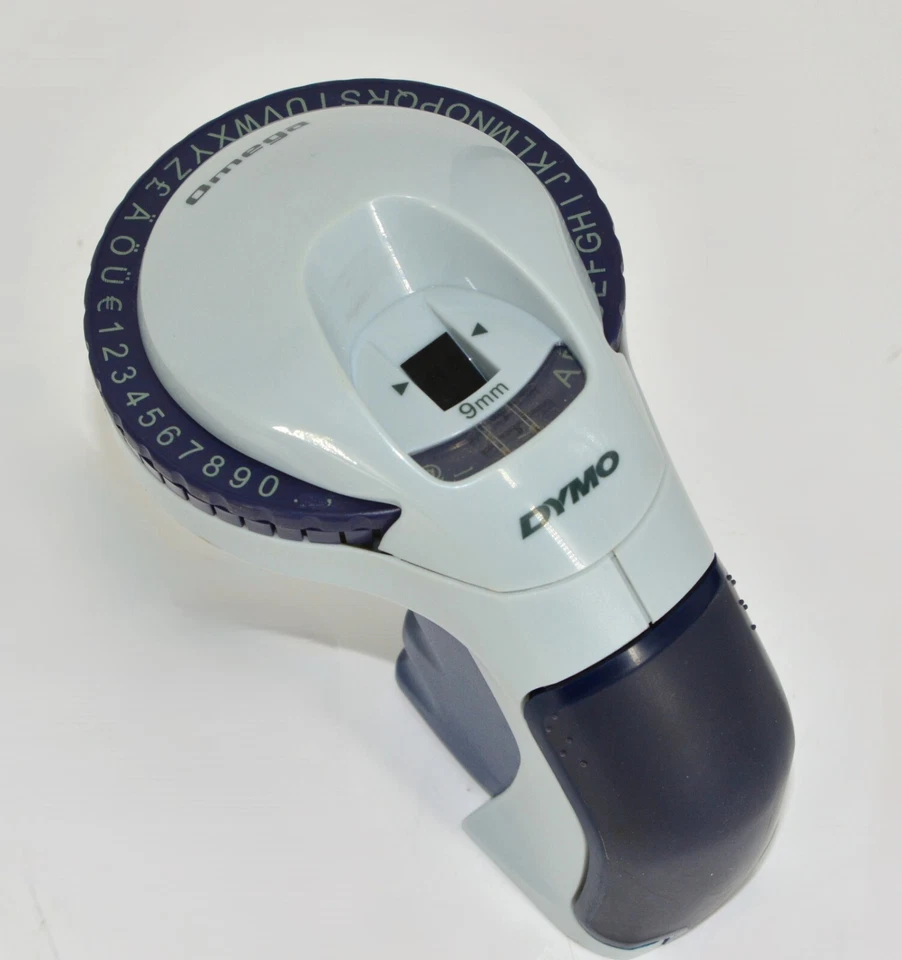 DYMO Omega Präge Beschriftungsgerät Label Gerät ohne Schriftband Prägeband 9 mm - Bild 3 von 4