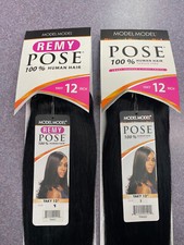 Model Model Pose Remy 100 Human hair 12" 1 two bundle deal 