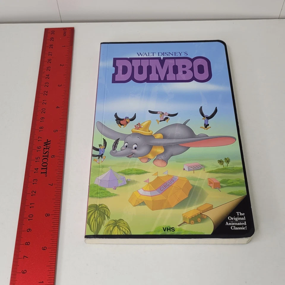 Disney Parks Dumbo the Elephant VHS Design Journal Writing Blank Book Movie NEW - Image 2 of 4