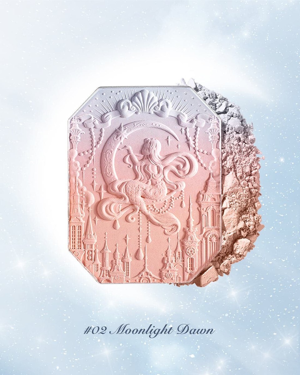 Flower Knows Moonlight Mermaid 02 MOONLIGHT DAWN Ombre Blush