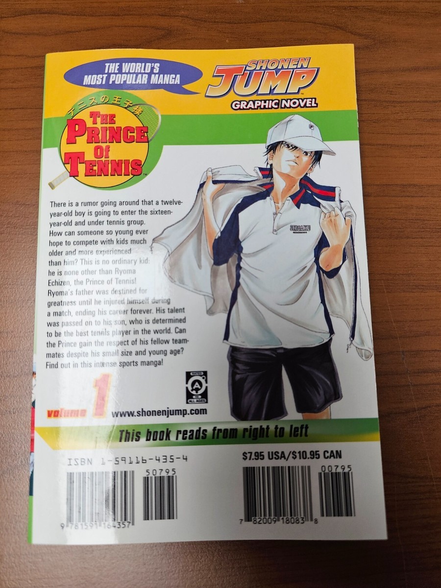 Prince Of Tennis Manga Vol 1 English | eBay