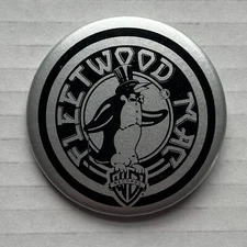 FLEETWOOD MAC Penguin Logo 1970's US Promo BUTTON 2.5" Pinback Badge VINTAGE