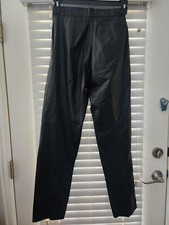 Vintage PIA RUCCI Black Leather Pants Size M Size 10