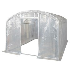 4m x 3m Polytunnel Pollytunnel Greenhouse Garden Storage Shed Coop Car Storage
