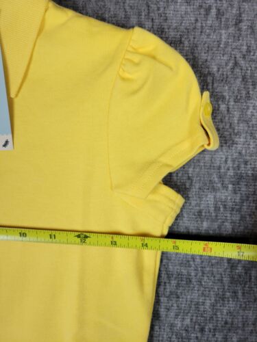 Yellow Cat & Jack School Uniform Shirt Medium size 7/8 - Picture 3 of 5