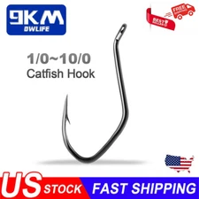 25Pcs Catfish Hooks Live Cut Bait Fishing Hooks for Catfish Freshwater Worm Hook