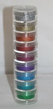9 Colors of Glitter .15 oz each Scrapbooking Crafts,  NEW