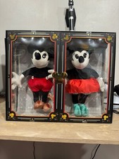 Disney Parks Retro Mickey and Minnie Collectible Plush Doll Set Limited Edition