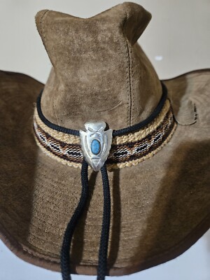 Chapeau Country Marron Paille Cowboy Qualite Prestige Nashy-Taille unique