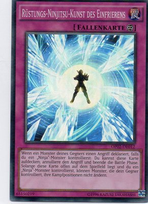 Yu Gi Oh Rüstungs-Ninjitsu-Kunst des Einfrierens - OP02-DE010 - OTS Tournament