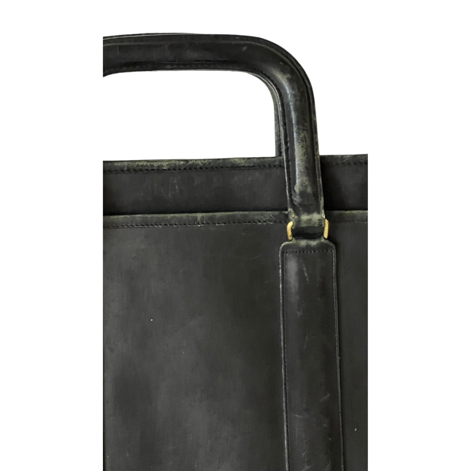 Vintage Coach Leather Bag Briefcase for Parts and Repair Scuffed eBay