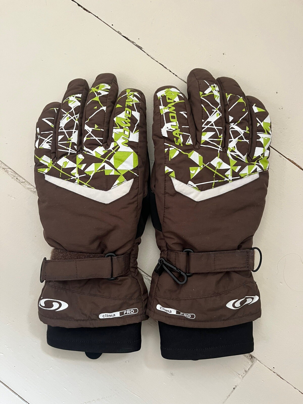 Guanti da sci Salomon retrò ClimaPro taglia media per adulti