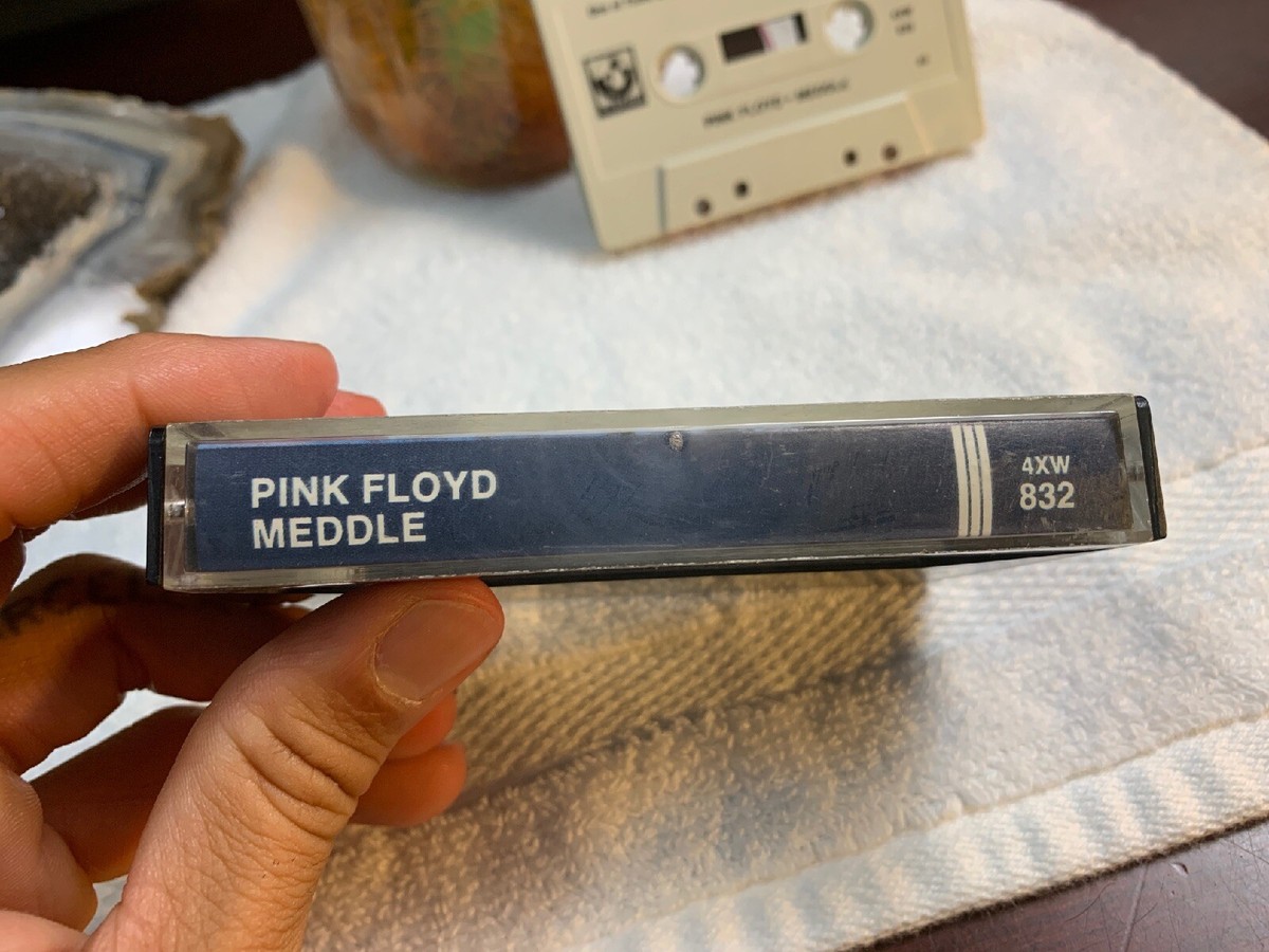 VINTAGE Pink Floyd : Meddle Cassette Tape 4XW-832 Rock Album 1977