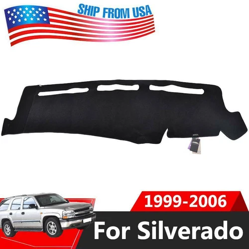Dash Cover Dashboard Mat For Chevy Silverado 1500 2500 Tahoe 2001-2006 2004 2002 - Picture 1 of 10
