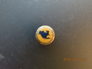 Vintage North American Accident Insurance Co. Chicago Lapel Button