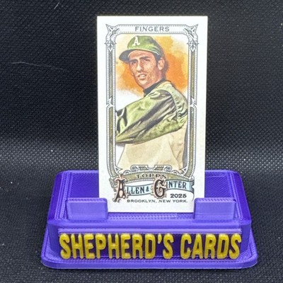 2025 Topps Allen & Ginter Mini SP Rollie Fingers #328 Hall of Fame (HOF)