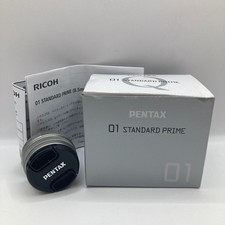 Excellent w/Box PENTAX 01 Standard Prime 8.5mm f/1.9 AL Q Mount Silver Japan