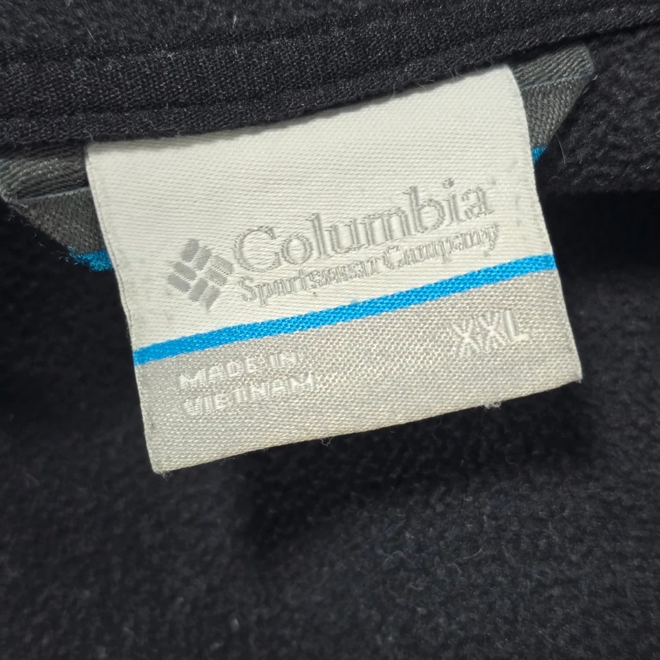Columbia Mens Black Full Zip Hooded Softshell Jacket Size XXL - Image 4 of 4